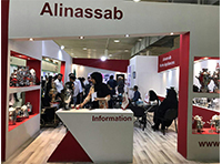 Alinassab Company stall, home appliances professional exhibition, September 2017, Tabriz